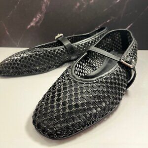 H&M Braided Ballet Flats in Black